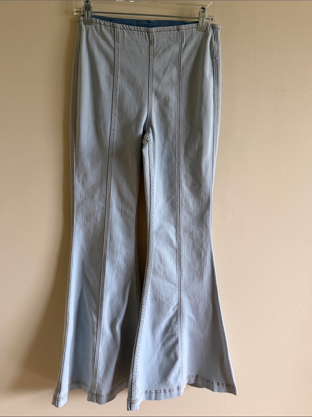Light Blue Flared Pull On Jeans 14’’-17’’